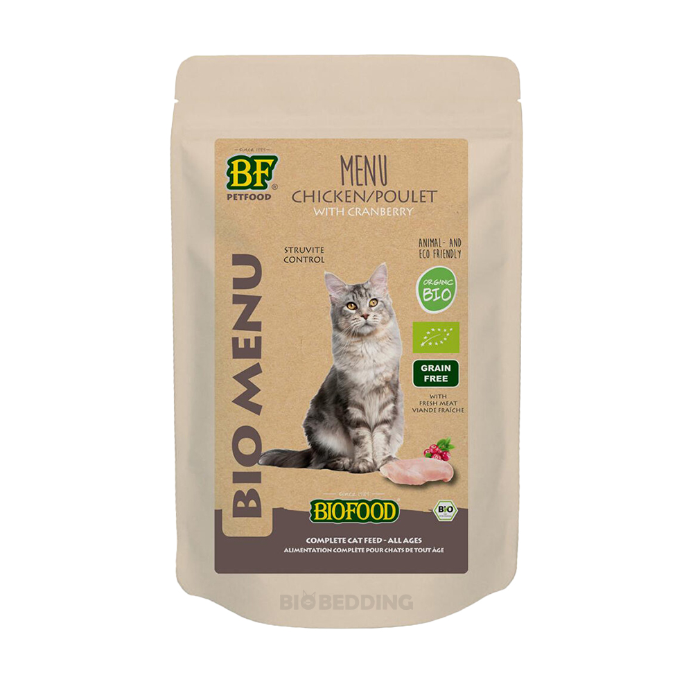 BF Petfood Bio Kipmenu – 100 g pouch